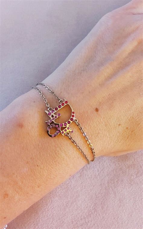 pulsera dior mujer|pulseras christian dior mujer.